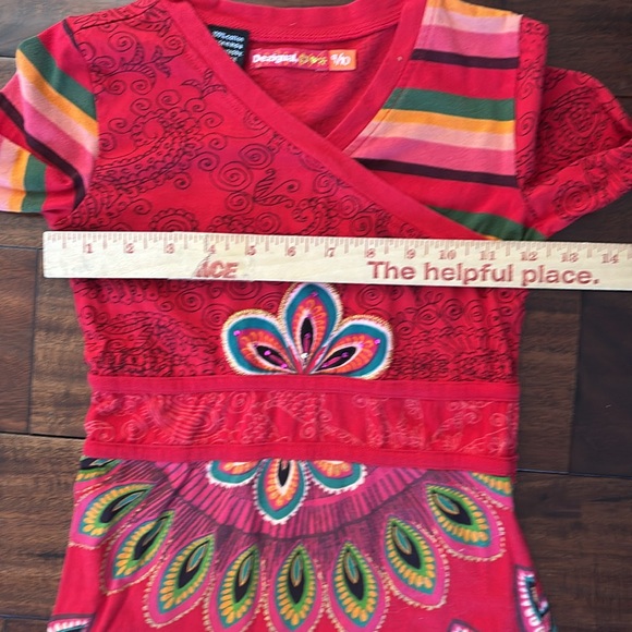 Desigual | Multicolor Long Sleeve tricot Dress size 9/10 - Picture 6 of 11